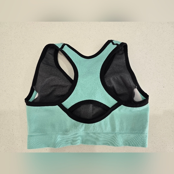 Mint Green Sports Bra - Picture 3 of 4